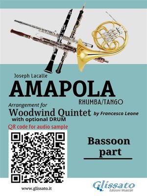 cover image of Bassoon Part of "Amapola" for Woodwind Quintet